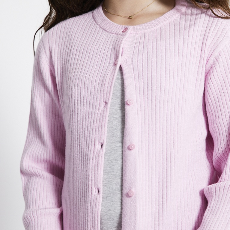 Rib-knit cardigan "Jannike star"